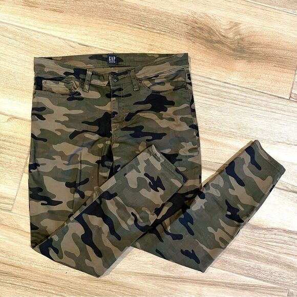 GAP Camo Print Legging Jeans Size 28 - Picture 1 of 4